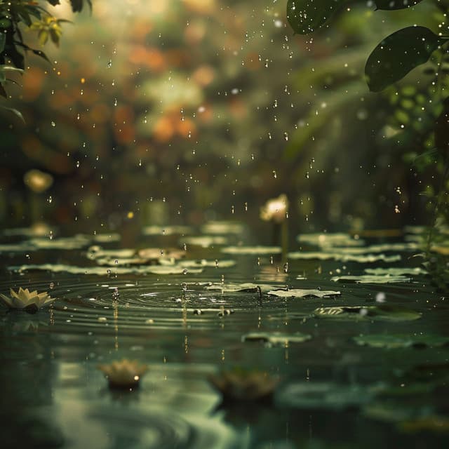 Melodías De Gotas De Lluvia Binaurales: Naturaleza Serena - Latidos binaurales Soledad