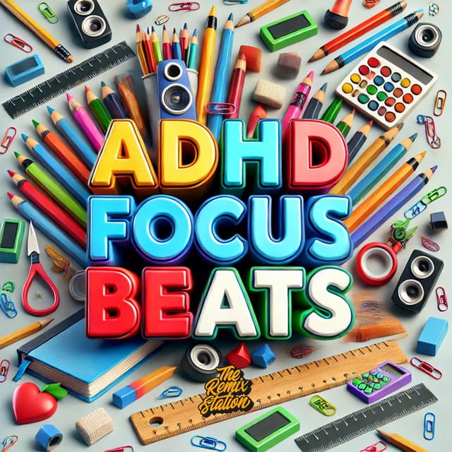ADHD Focus Beats 2024 - The Remix Station