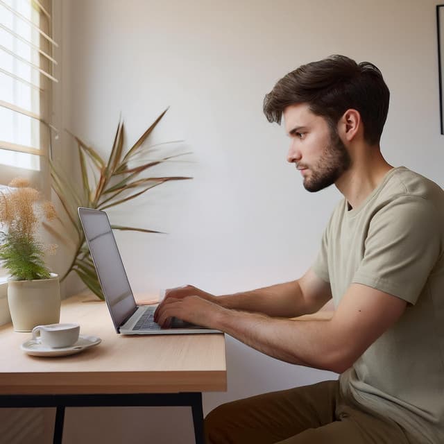 Enfoque Profundo: Música Para Un Estudio Concentrado - Ejemplo de biblioteca de lluvia