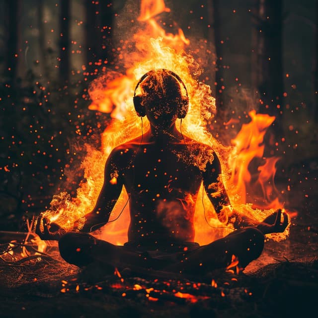 Fire's Meditation Soundscape: Calming Music - 1 Hour Meditation