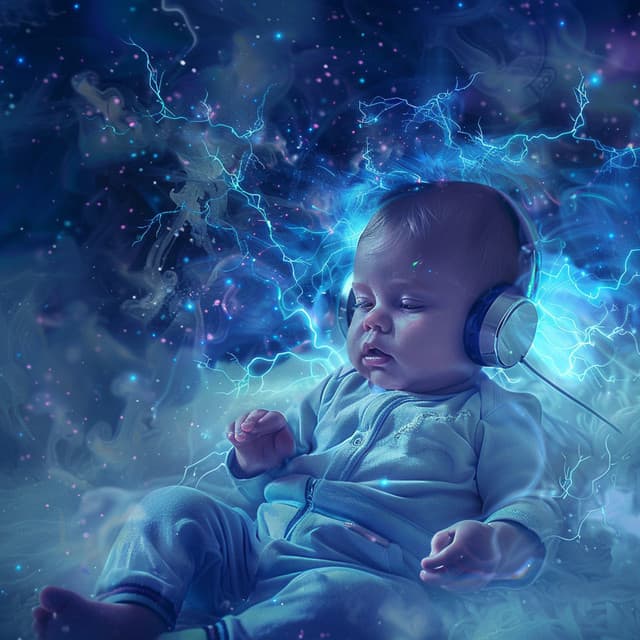 Baby Sleep Thunder: Binaural Lullaby Echoes - Music Box Lullaby
