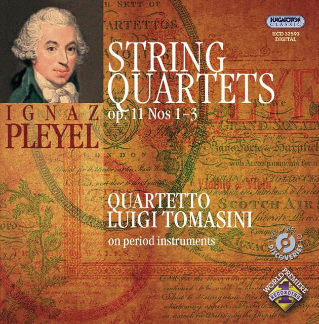 Pleyel, I.J.: String Quartets, Op. 11, Nos. 1-3 - Ignaz Pleyel