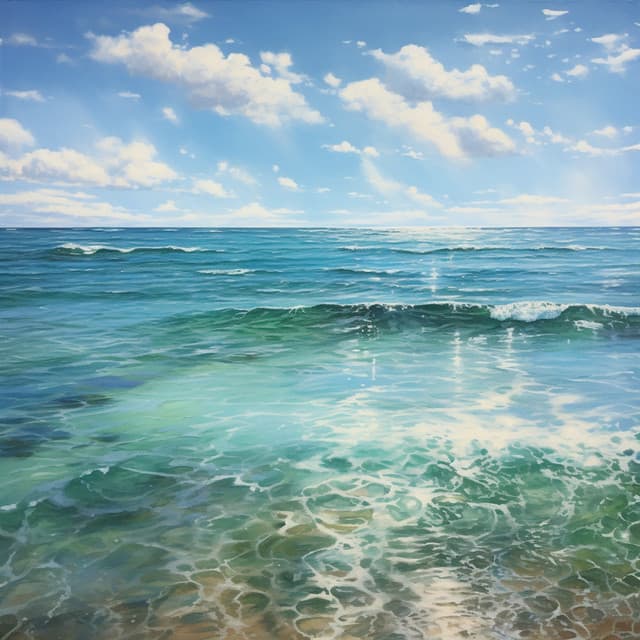 Eterno Abrazo: Ondas Oceánicas Armónicas - 101 Naturaleza