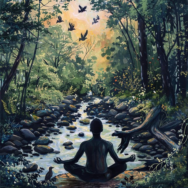 Binaural Yoga in Nature: Birds and Creek Serenity - 78 72 Hz - Yoga Sounds