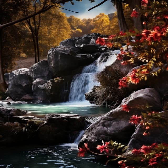 Cats' Waterfall Serenity: Gentle Sounds for Peaceful Moments - Cat Relaxation