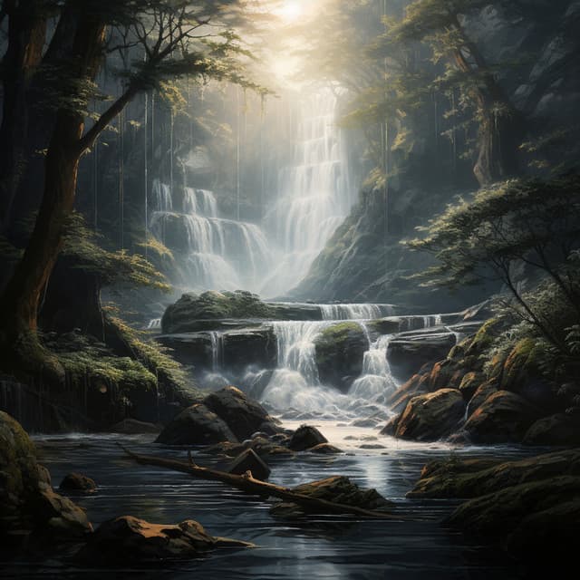 Waterfall Serenade: Soothing Cascades of Sound - HD Nature Sound Library