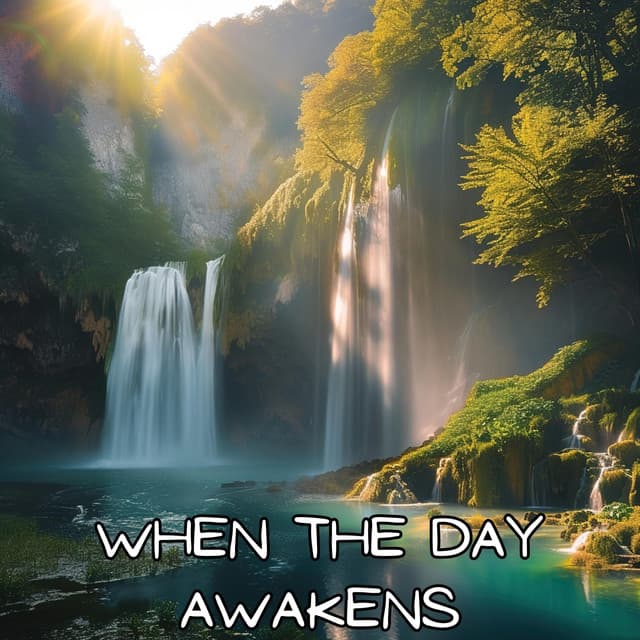 When the Day Awakens: Morning Meditation with Gentle Water Falls, for Calmness Through the Day - Calm Nature Oasis