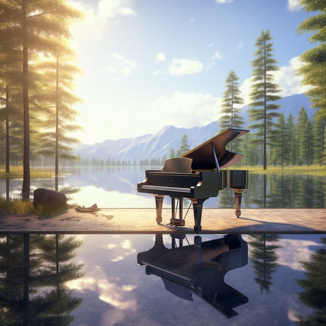 Peaceful Harmonies: Relaxation Piano Echoes - Relaxed Piano Music