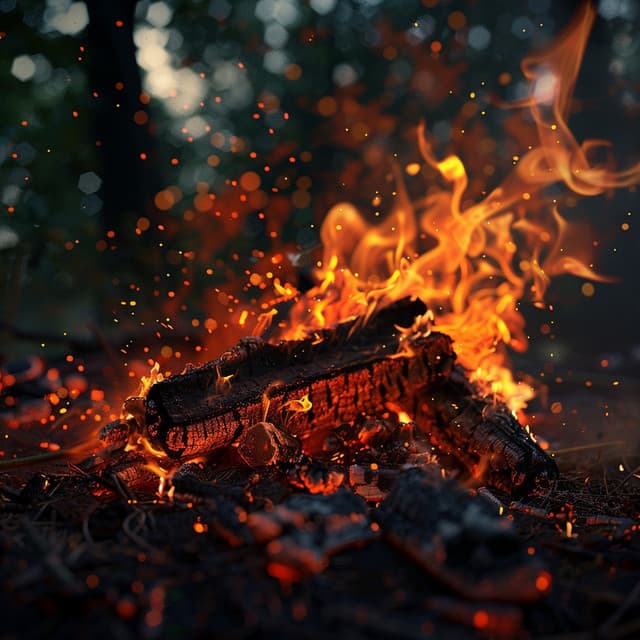 Tranquil Fire Chill: Gentle Sleep Melodies - Best Sleep Music Academy