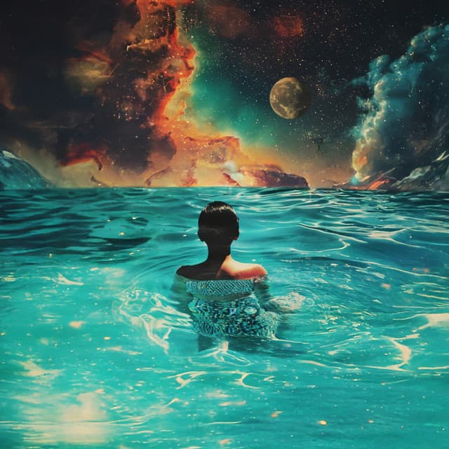 Nebula Bath, Unwinding in a Sea of Cosmic Dust - Shane Nole