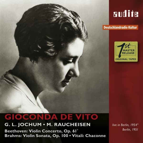 Beethoven: Violin Concerto & Brahms: Violin Sonata No. 2 - Gioconda De Vito