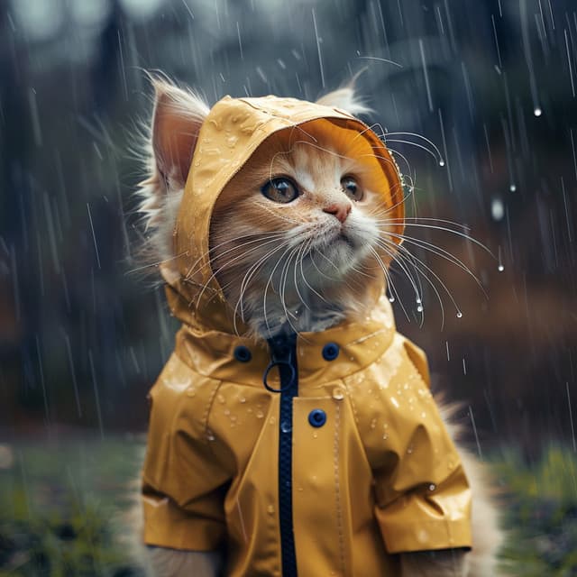 Ronroneos De Gatos Bajo El Trueno: Confort Silencioso - Canciones de gatos