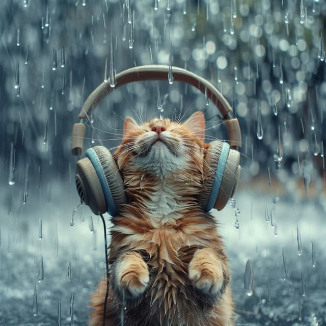 Purring Rain: Cats Calm Sounds - Music for Kittens