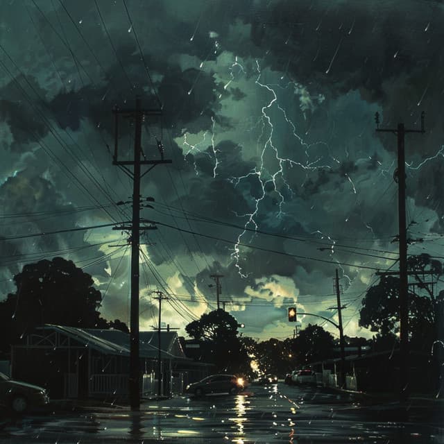 Soothing Sleep: Thunder and Rain Chill Harmony - Oliver Sleeping