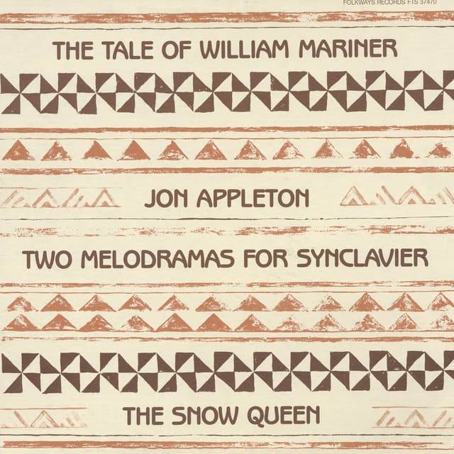 Two Melodramas for Synclavier - Jon Appleton
