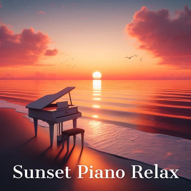 Sunset Piano Relax: Melodies for Serenity and Tranquility - Piano Jazz Background Music Masters