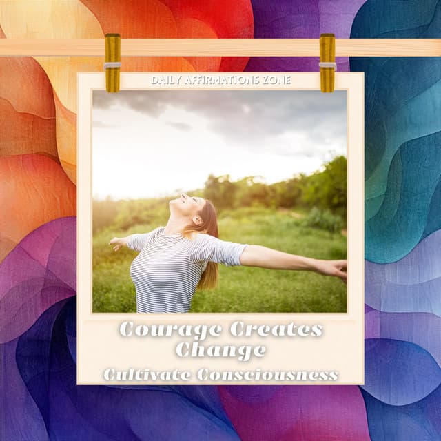 Courage Creates Change, Cultivate Consciousness - Daily Affirmations Zone