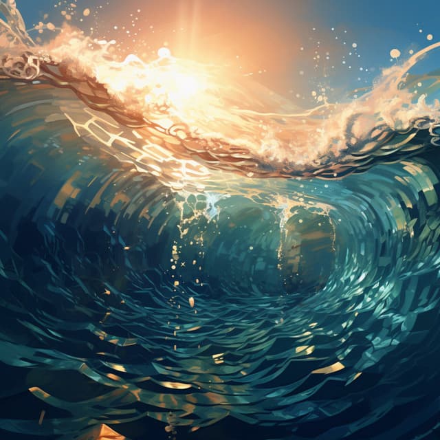 Viaje Meditativo Por El Océano: Estribillo De Mareas Bienaventuradas - Grabaciones de la naturaleza LBE