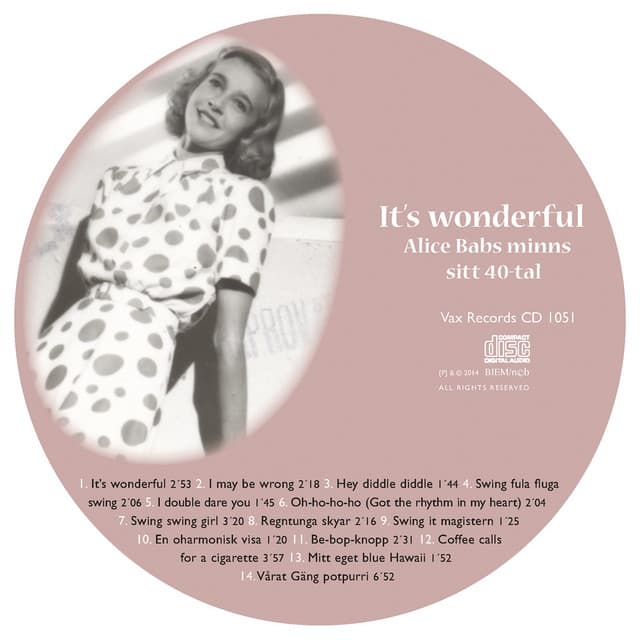 Vi minns Alice Babs 1924-2014: Alice Babs minns sitt 40-tal - Alice Babs