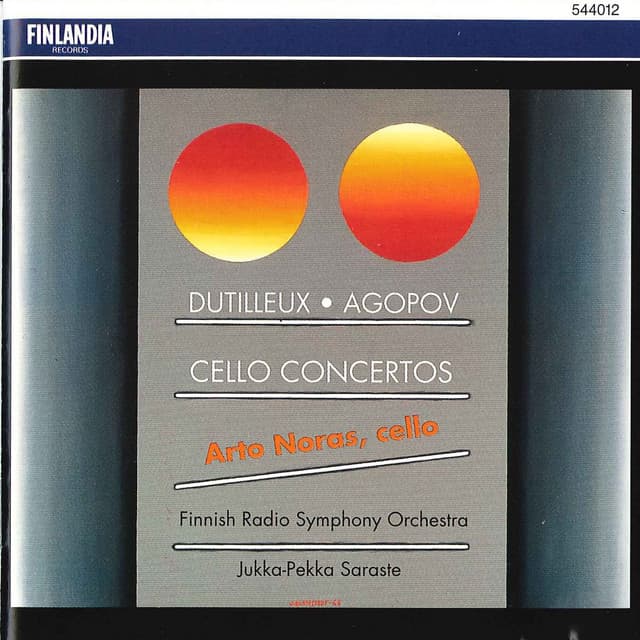 Dutilleux / Agopov : Cello Concertos - Henri Dutilleux
