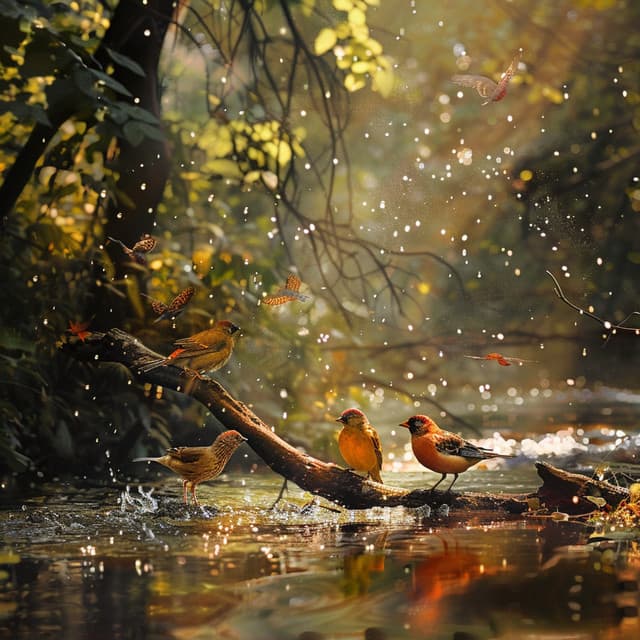 Soothing Creek Sounds: Binaural Nature and Bird Melodies - My Serenity