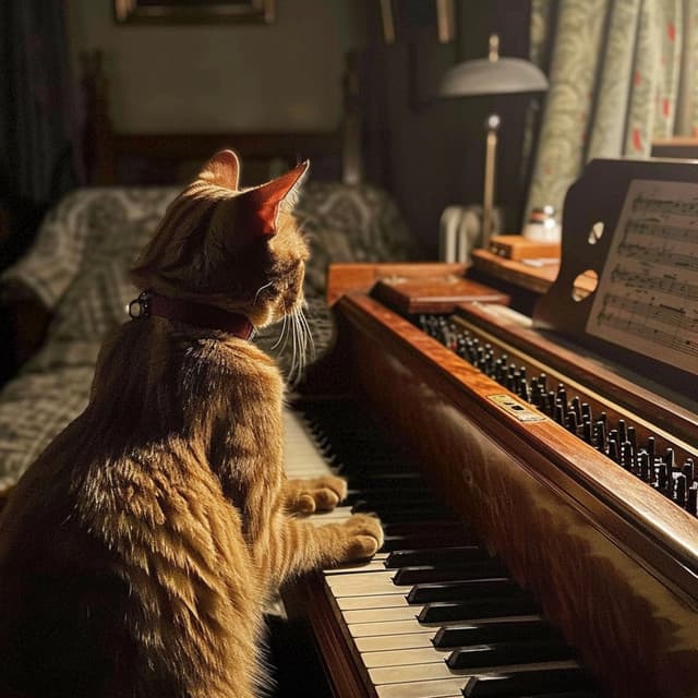 Armonías Felinas: Melodías Reconfortantes De Piano - Música de gatos